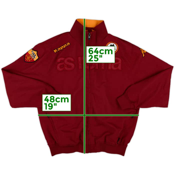 2007-08 Roma Kappa Track Jacket - 9/10 - (XL.Boys)