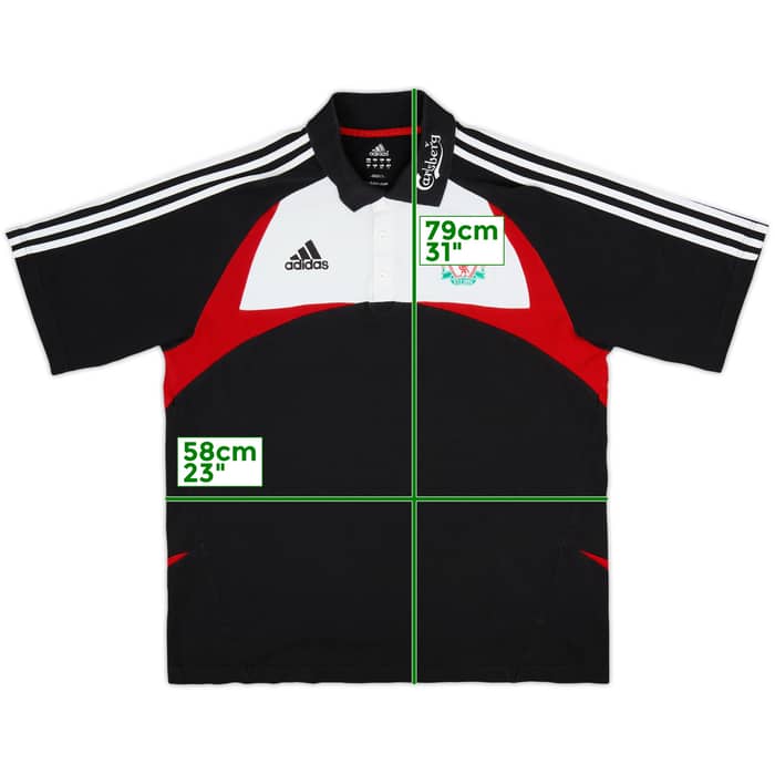 2007-08 Liverpool adidas Polo Shirt - 8/10 - (L/XL)