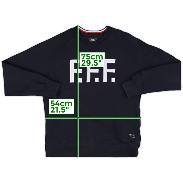 2012-13 France Nike Sweat Top - 9/10 - (M)