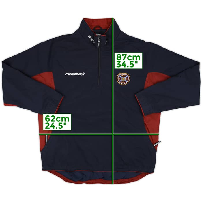 2002-03 Hearts Reebok Track Jacket - 8/10 - (M)