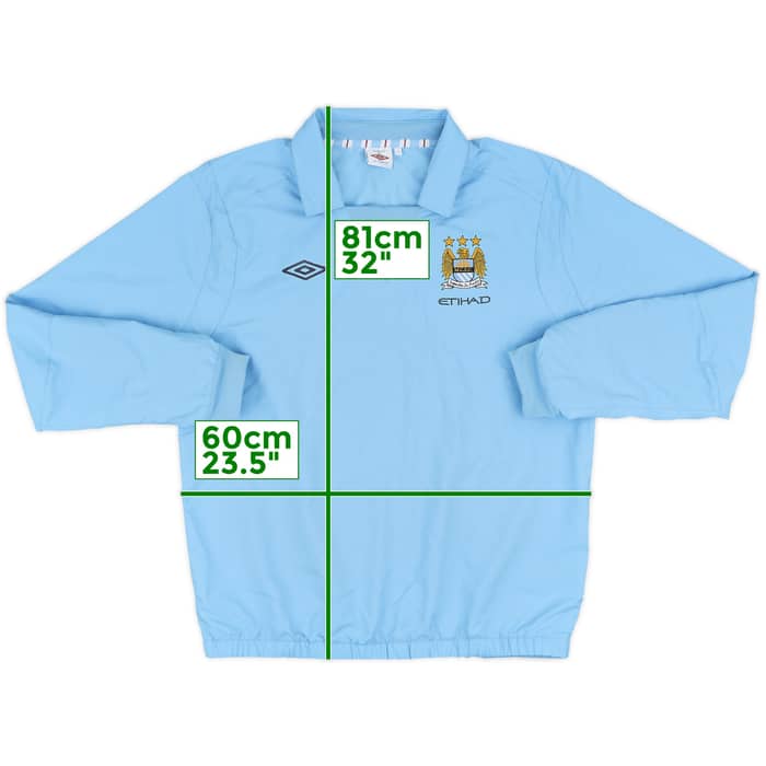 2010-11 Manchester City Umbro Drill Top - 8/10 - (XL)