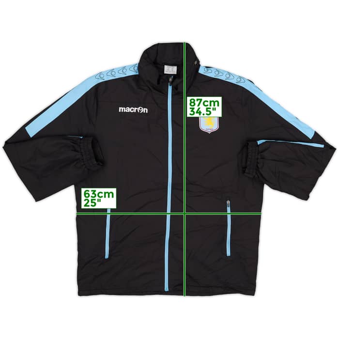 2012-13 Aston Villa Macron Track Jacket - 8/10 - (XL)