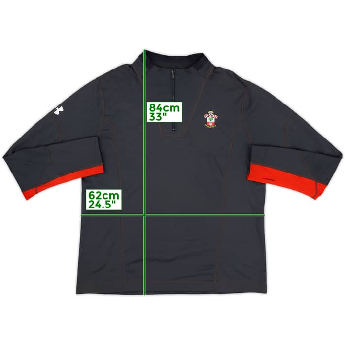 2017-18 Southampton Under Armour Reversible 1/4 Zip Drill Top - 8/10 - (XXL)