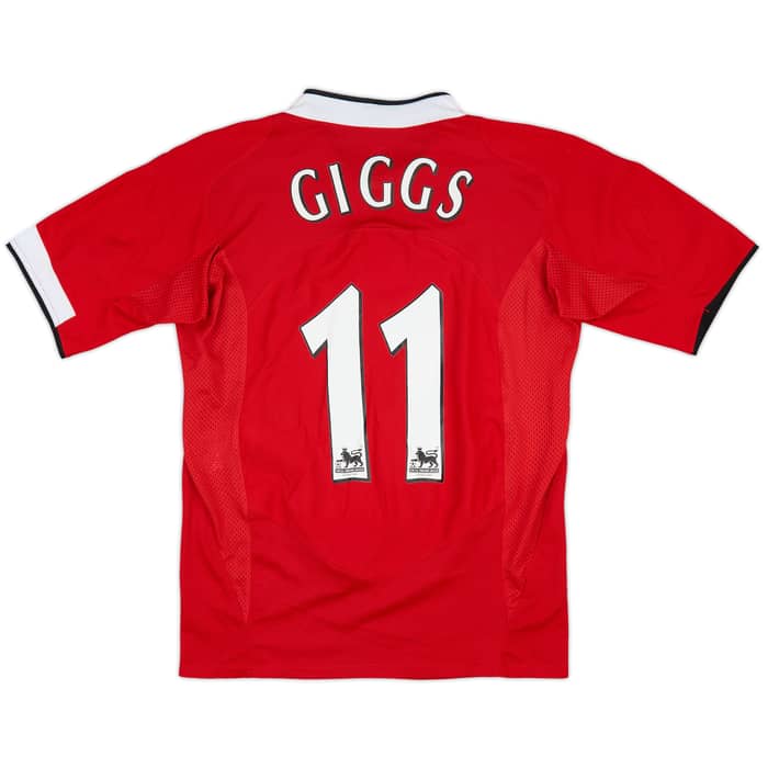 2004-06 Manchester United Home Shirt Giggs #11 - 8/10 - (S)