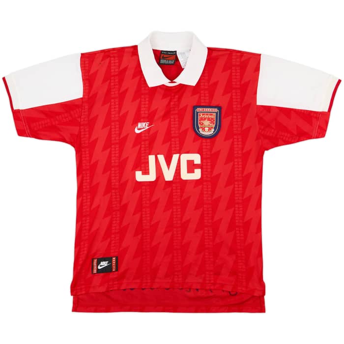 1994-96 Arsenal Home Shirt Bergkamp #10 - 8/10 - (L)