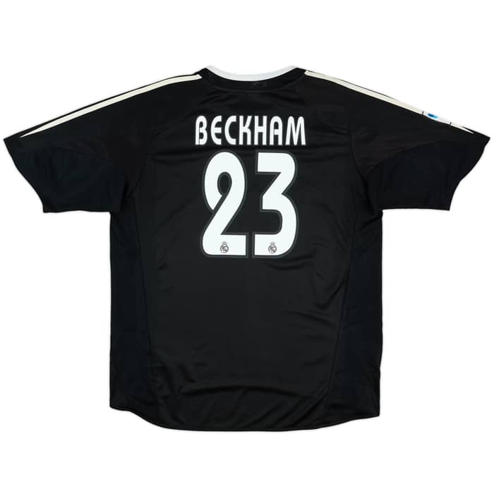 2004-05 Real Madrid Away Shirt Beckham #23 - 8/10 - (L)