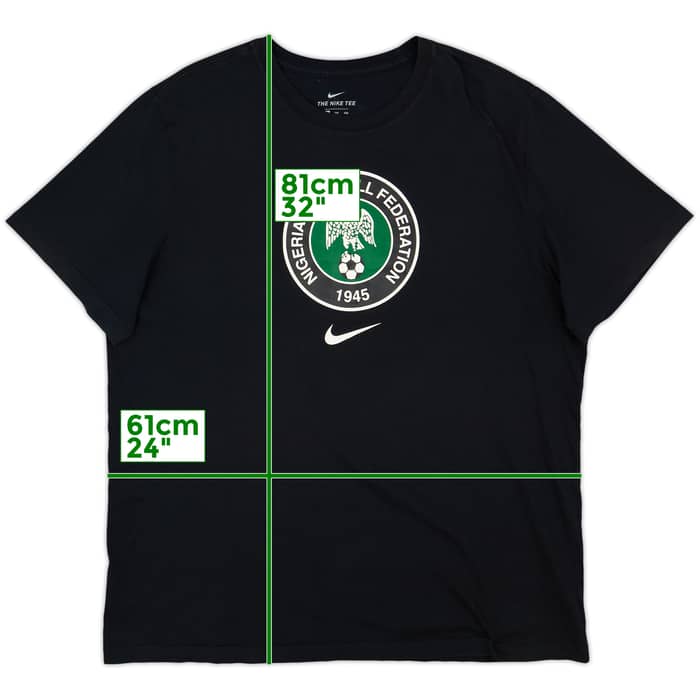 2020-21 Nigeria Nike Cotton Tee - 9/10 - (XXL)