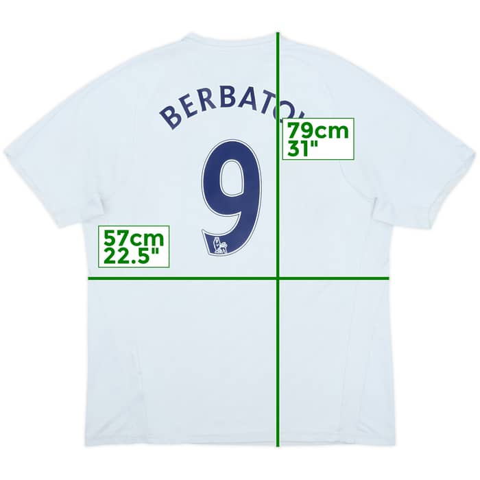 2007-08 Tottenham Home Shirt Berbatov #9 - 6/10 - (XL)