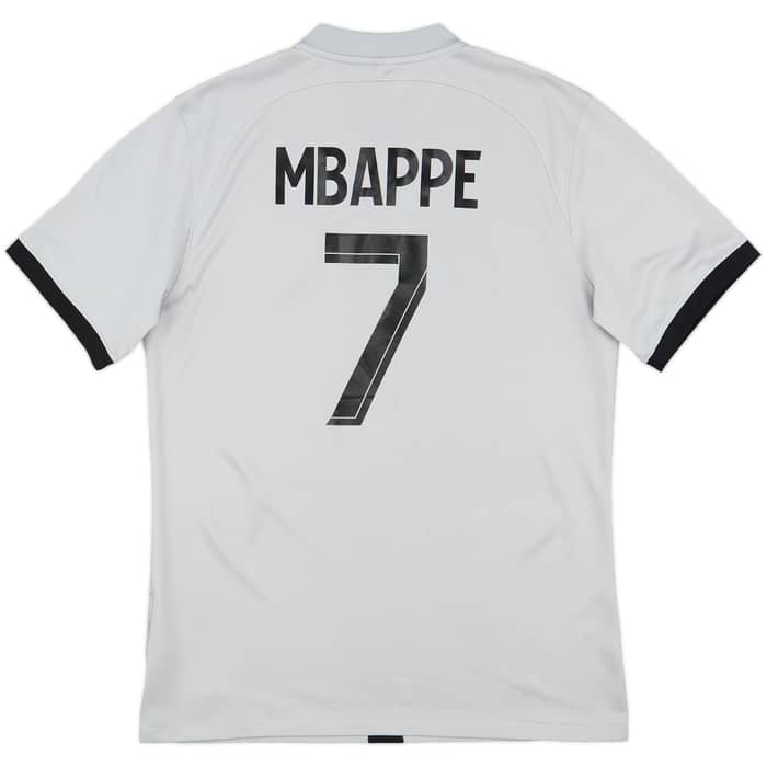 2022-23 Paris Saint-Germain Away Shirt Mbappe #7 - 9/10 - (M)