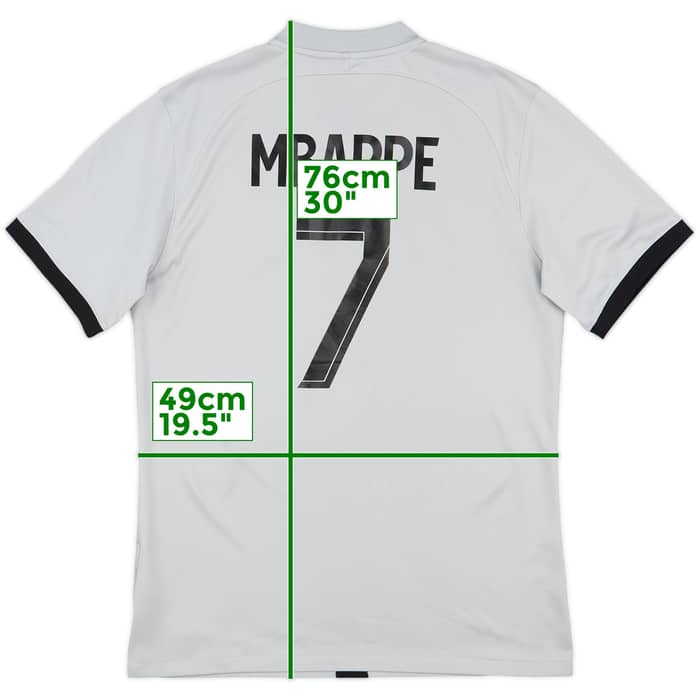 2022-23 Paris Saint-Germain Away Shirt Mbappe #7 - 9/10 - (M)