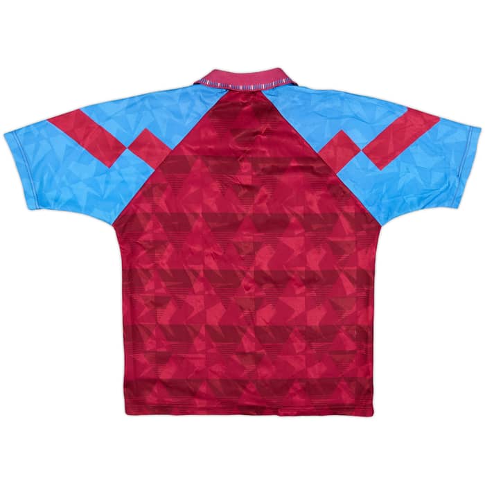 1990-92 Aston Villa Home Shirt - 7/10 - (L.Boys)