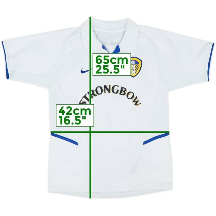 2002-03 Leeds United Home Shirt - 8/10 - (M.Boys)