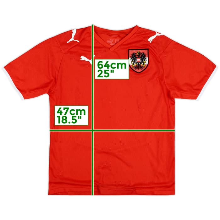 2008-09 Austria Home Shirt - 8/10 - (XL.Boys)
