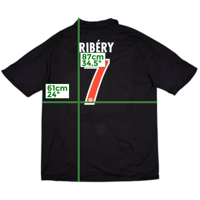 2007-09 Bayern Munich European Shirt Ribery #7 - 6/10 - (XXL)