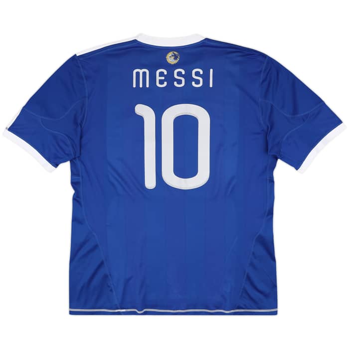 2010-11 Argentina Away Shirt Messi #10 - 8/10 - (XXL)