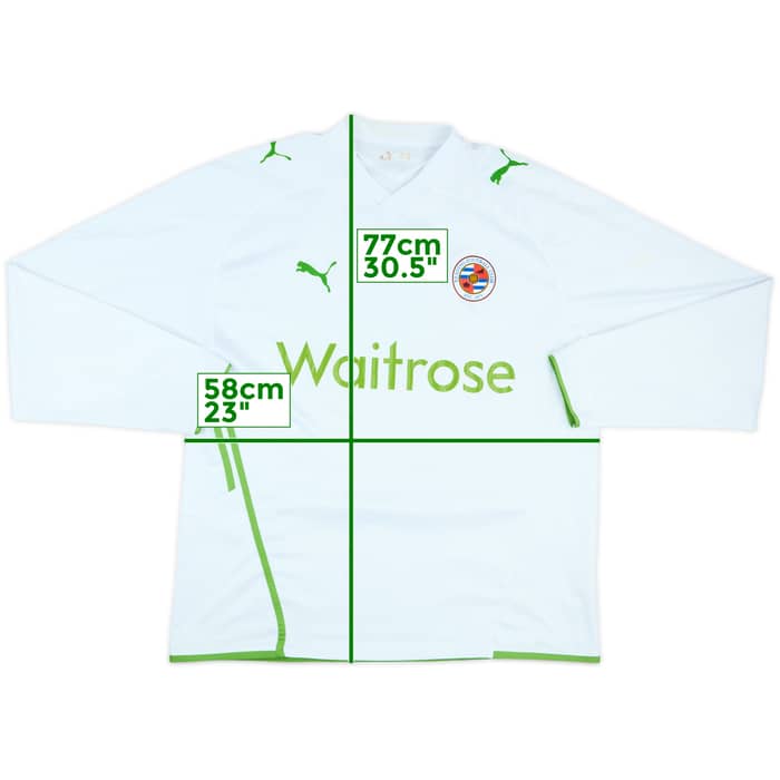 2009-10 Reading Away L/S Shirt - 6/10 - (XL)