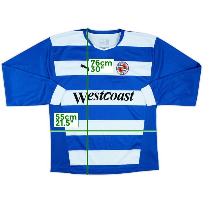 2004-05 Reading Home L/S Shirt - 9/10 - (L)