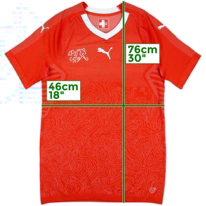 2018-20 Switzerland Authentic Home Shirt - 9/10 - (XL)