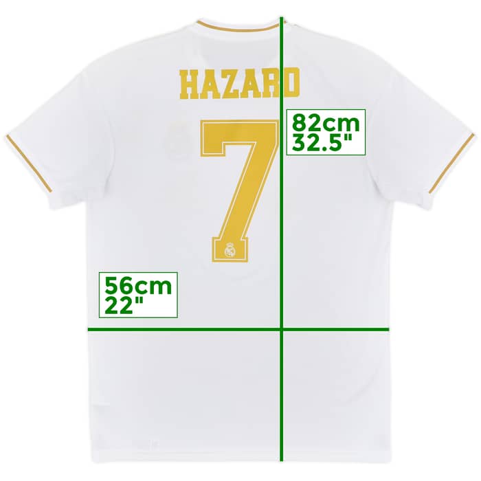 2019-20 Real Madrid Home Shirt Hazard #7 - 9/10 - (L)