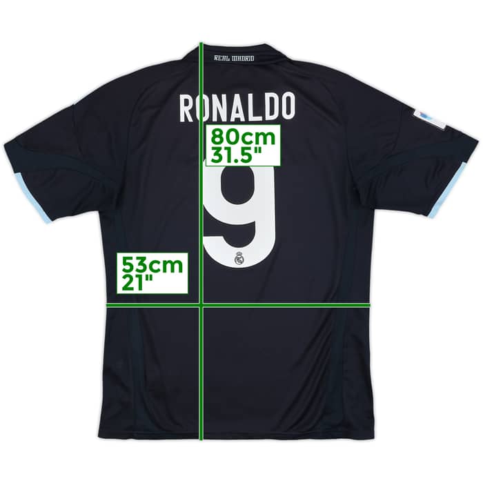 2009-10 Real Madrid Away Shirt Ronaldo #9 - 8/10 - (L)