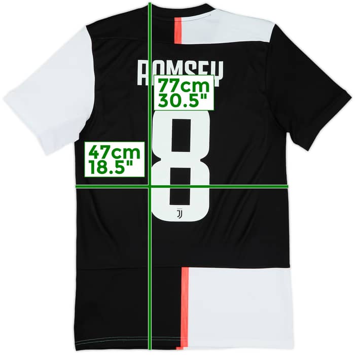 2019-20 Juventus Home Shirt Ramsey #8 - 7/10 - (S)