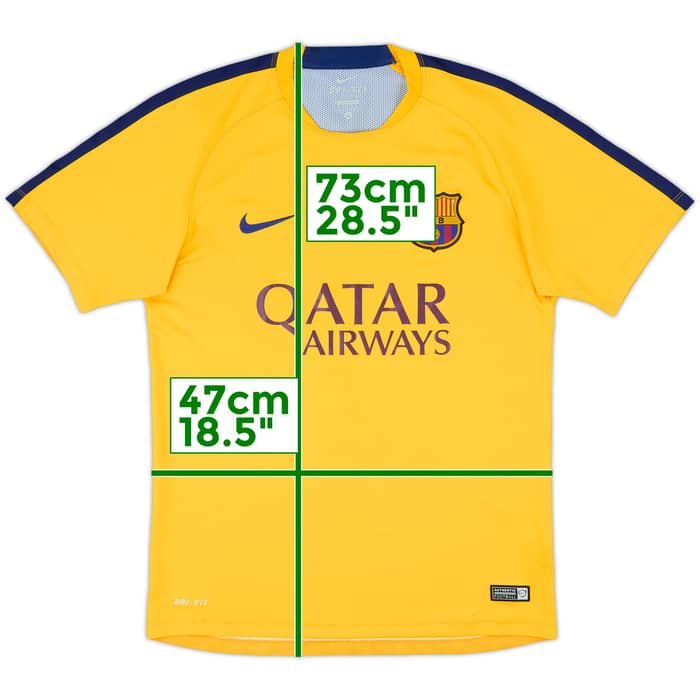 2015-16 Barcelona Nike Training Shirt - 8/10 - (M)