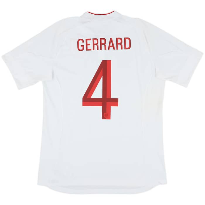 2012-13 England Home Shirt Gerrard #4 - 8/10 - (L)