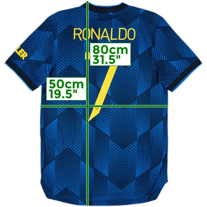2021-22 Manchester United Authentic Third Shirt Ronaldo #7 - 10/10 - (M)