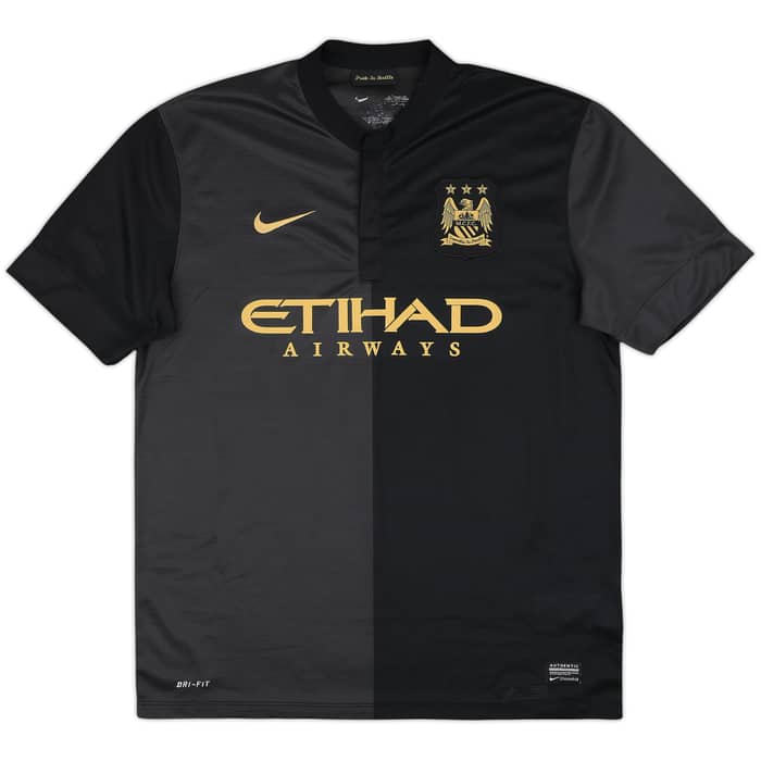 2013-14 Manchester City Away Shirt Silva #21 - 8/10 - (L)