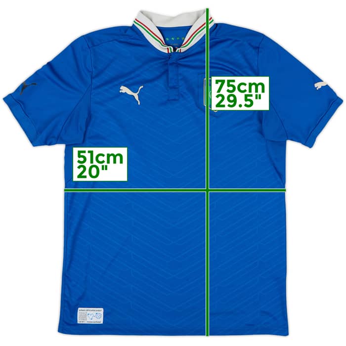 2012-13 Italy Home Shirt - 4/10 - (L)