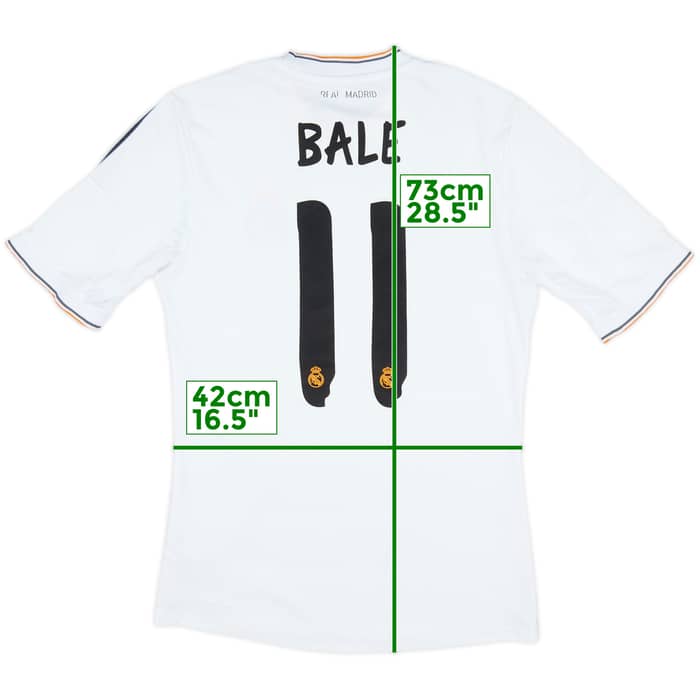 2013-14 Real Madrid Home Shirt Bale #11 - 7/10 - (S)