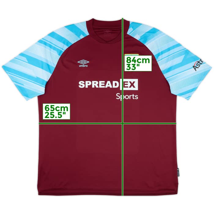 2021-22 Burnley Home Shirt - 8/10 - (3XL)