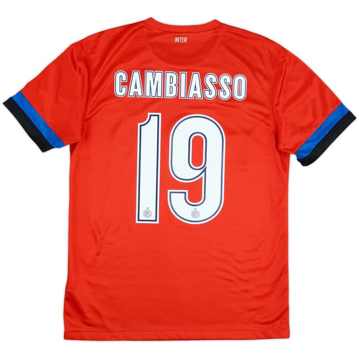 2012-13 Inter Milan Away Shirt Cambiasso #19 - 8/10 - (M)