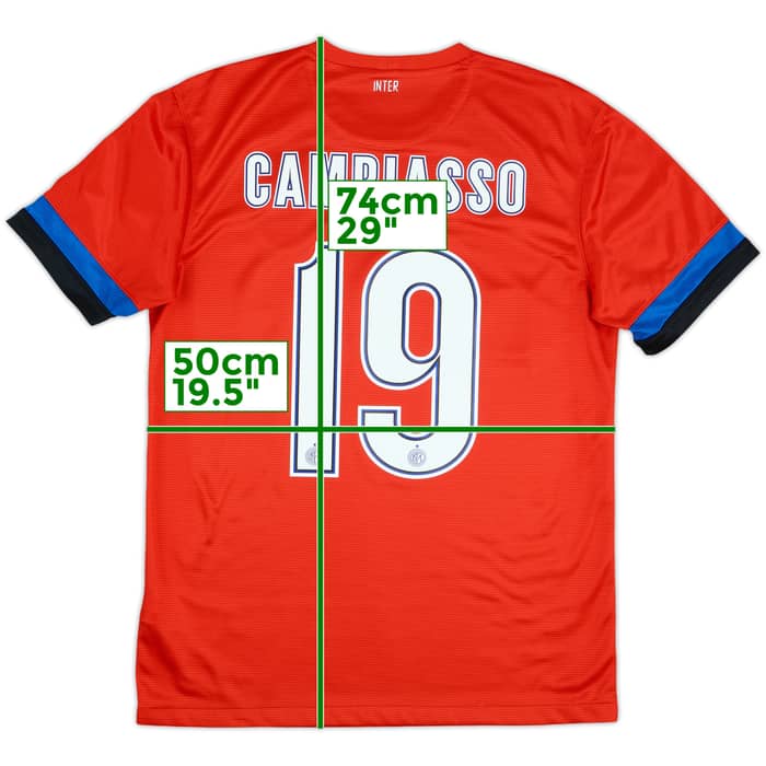 2012-13 Inter Milan Away Shirt Cambiasso #19 - 8/10 - (M)