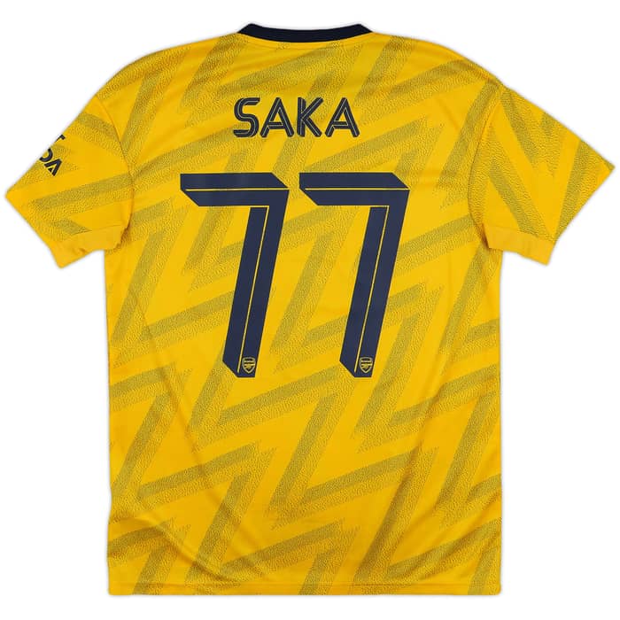 2019-20 Arsenal Away Shirt Saka #77 - 9/10 - (M)