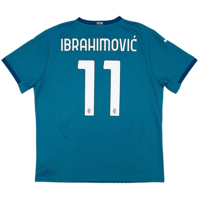 2020-21 AC Milan Third Shirt Ibrahimovic #11 - 8/10 - (XL)