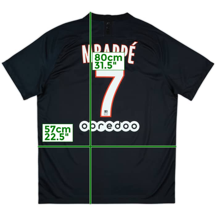 2019-20 Paris Saint-Germain Fourth Shirt Mbappe #7 - 8/10 - (XL)