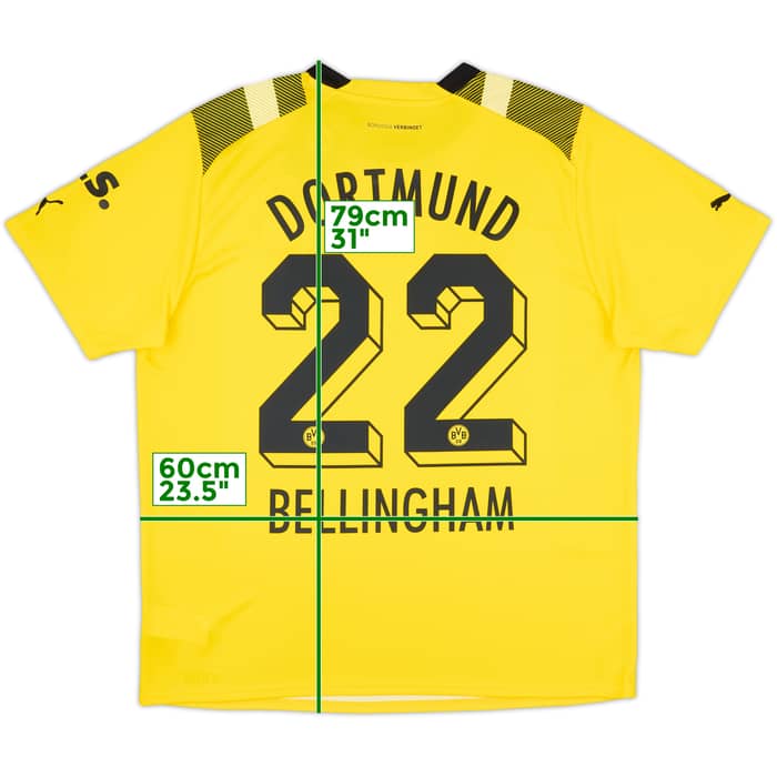 2022-23 Borussia Dortmund Cup Shirt Bellingham #22 (XL)