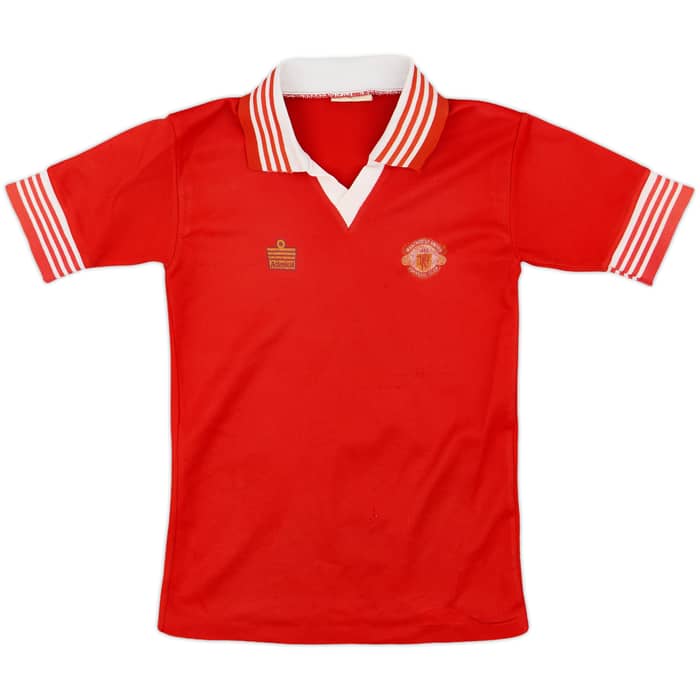 1977-80 Manchester United Home Shirt - 7/10 - (Y)