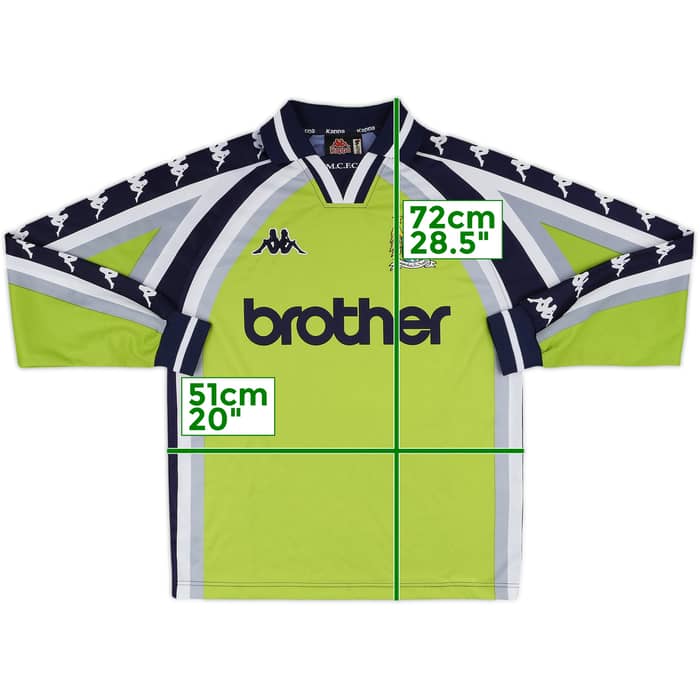 1997-99 Manchester City GK Shirt - 8/10 - (S)