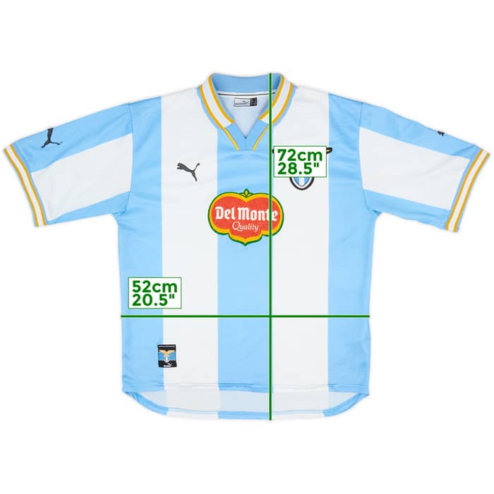 1999-00 Lazio European Home Shirt - 5/10 - (XL.Boys)