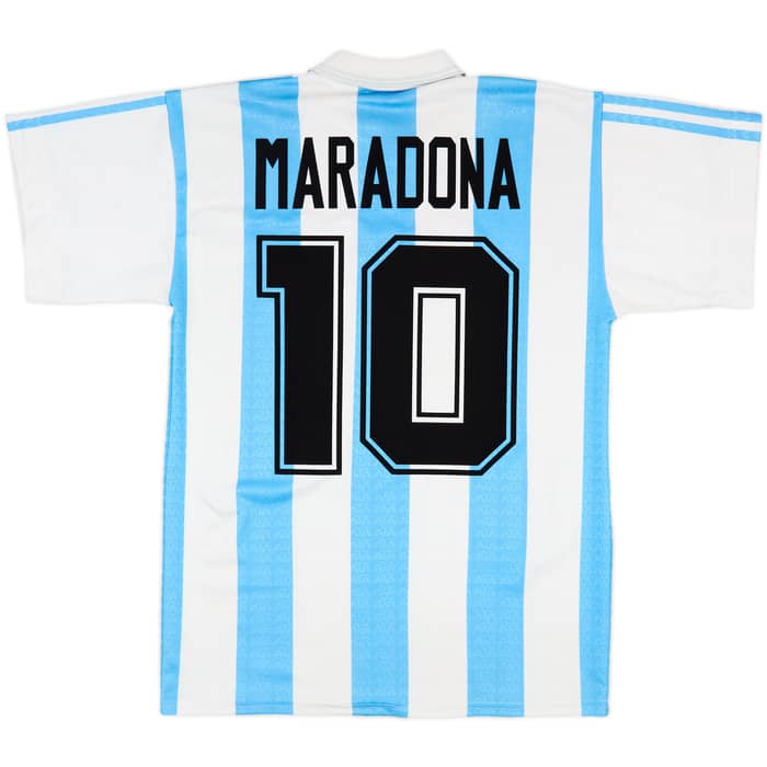 1994 Argentina Home Shirt Maradona #10 - 8/10 - (S)