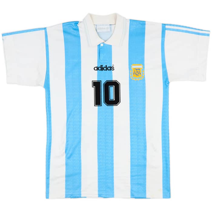 1994 Argentina Home Shirt Maradona #10 - 8/10 - (S)