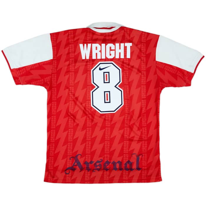 1994-96 Arsenal Home Shirt Wright #8 - 8/10 - (L)