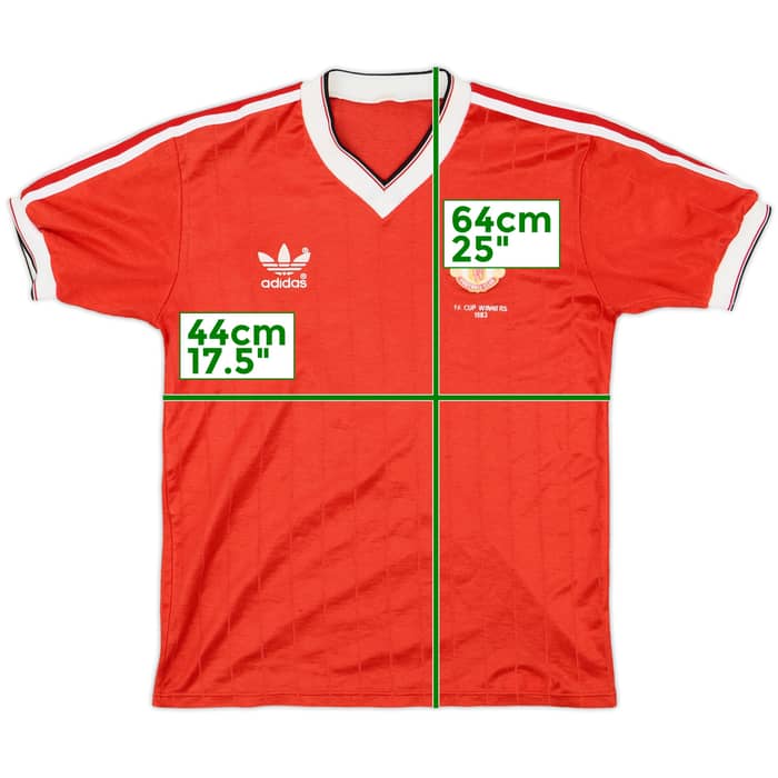 1982-84 Manchester United 'FA Cup Winners' Home Shirt - 8/10 - (M)