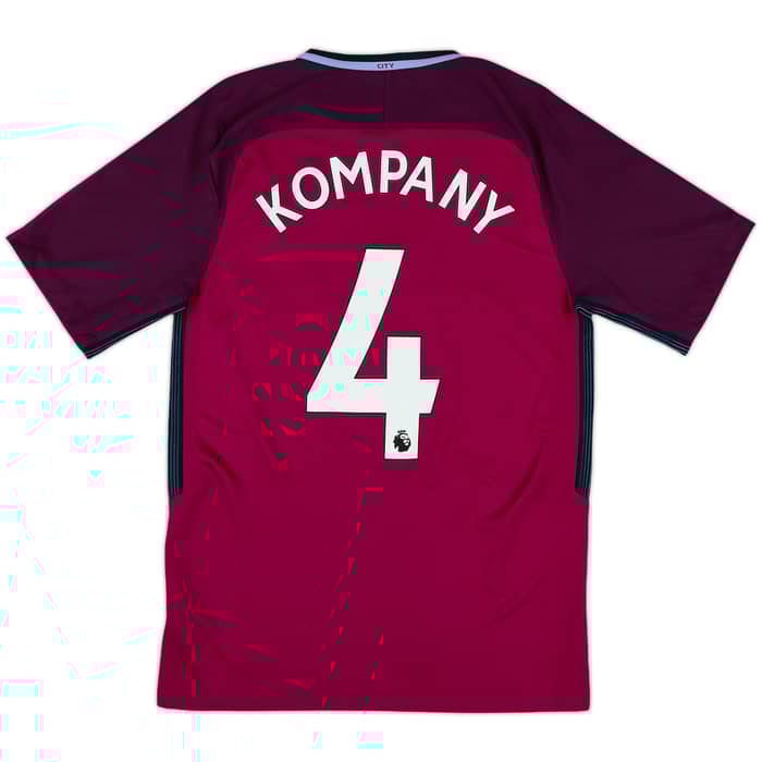 2017-18 Manchester City Away Shirt Kompany #4 - 7/10 - (S)
