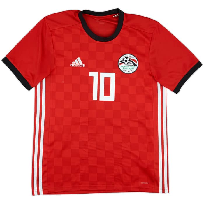 2018-19 Egypt Home Shirt Salah #10 - 7/10 - (M)