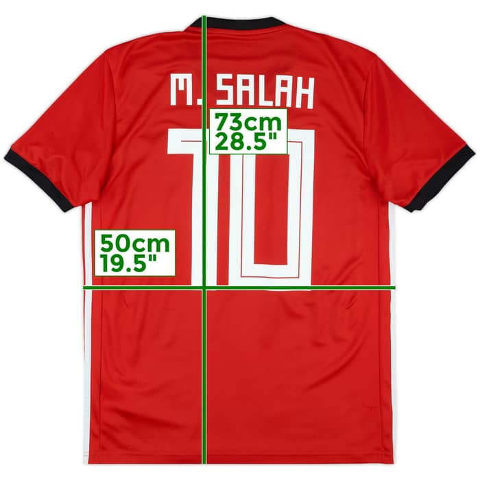 2018-19 Egypt Home Shirt Salah #10 - 7/10 - (M)