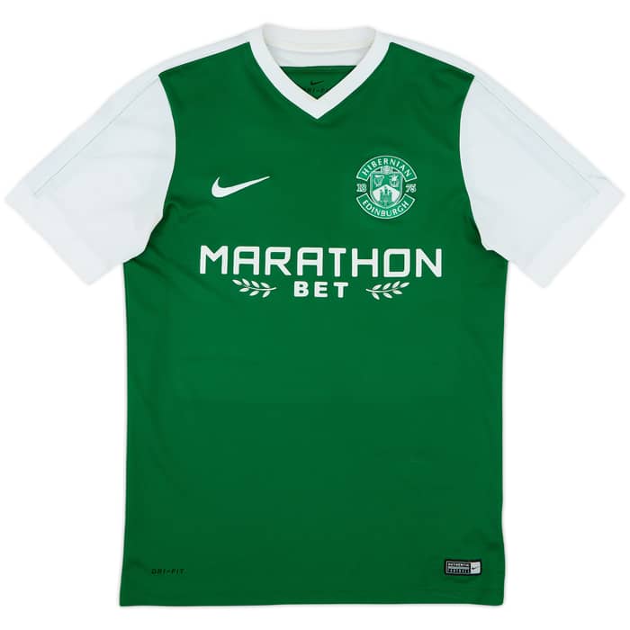 2016-17 Hibernian Home Shirt - 7/10 - (M)