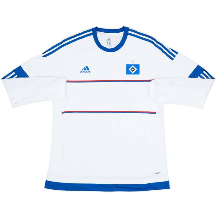 2015-16 Hamburg Player Issue Home L/S Shirt - 4/10 - (L)
